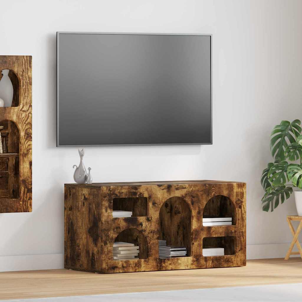 TV ormar Dimljeni hrast 80 x 35 x 40 cm Konstruirano drvo