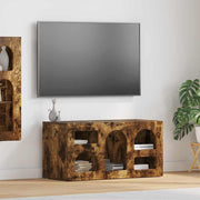 TV ormar Dimljeni hrast 80 x 35 x 40 cm Konstruirano drvo