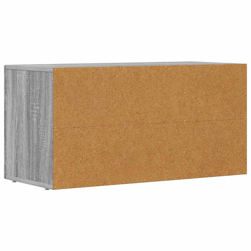 TV ormar Siva Sonoma 80 x 35 x 40 cm Konstruirano drvo