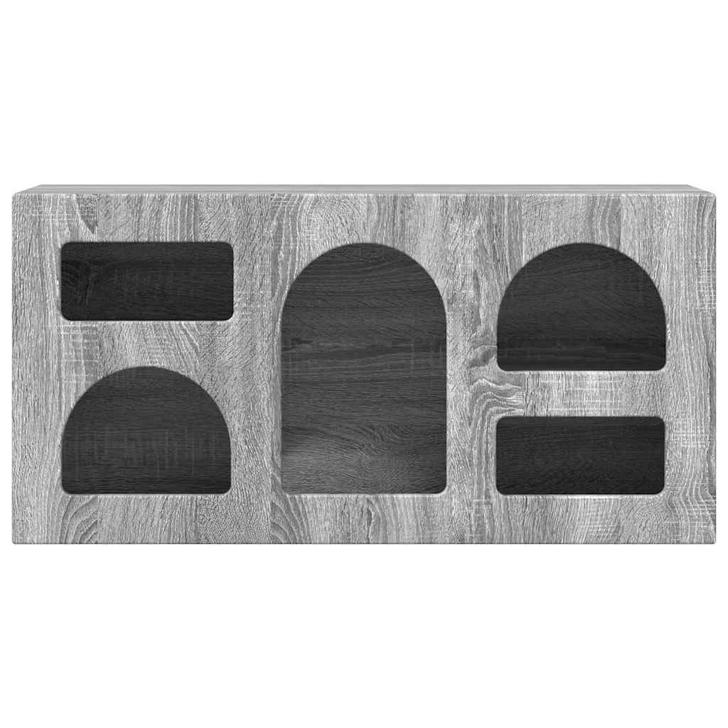 TV ormar Siva Sonoma 80 x 35 x 40 cm Konstruirano drvo