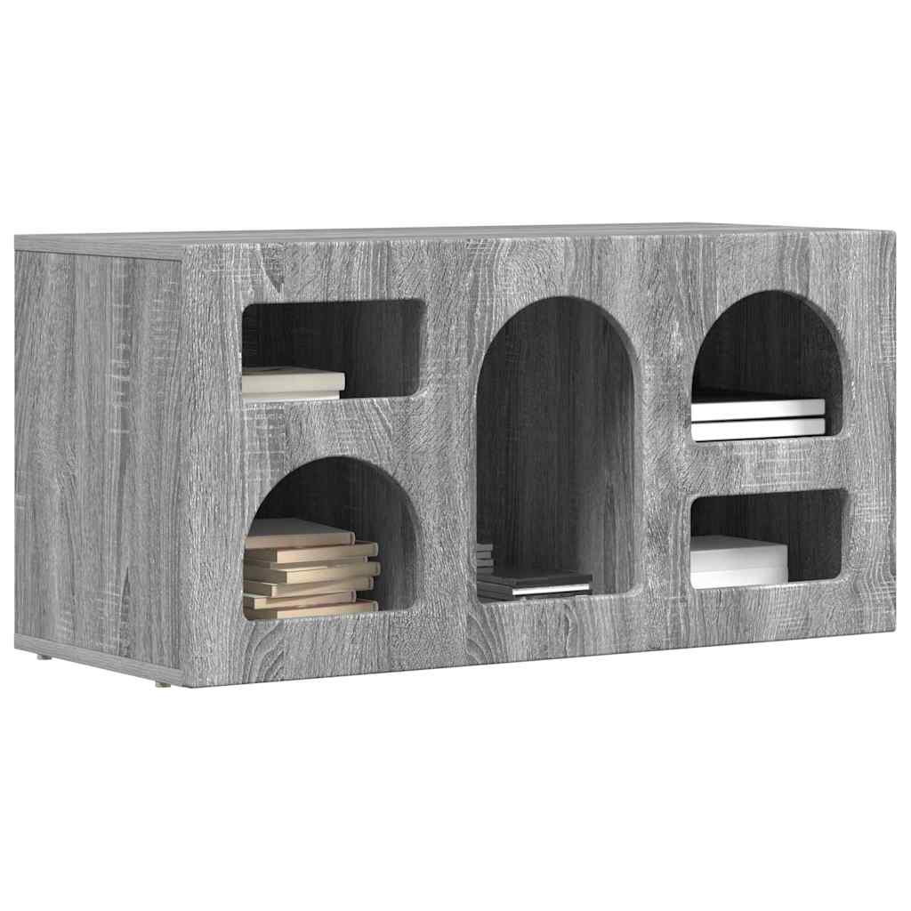 TV ormar Siva Sonoma 80 x 35 x 40 cm Konstruirano drvo