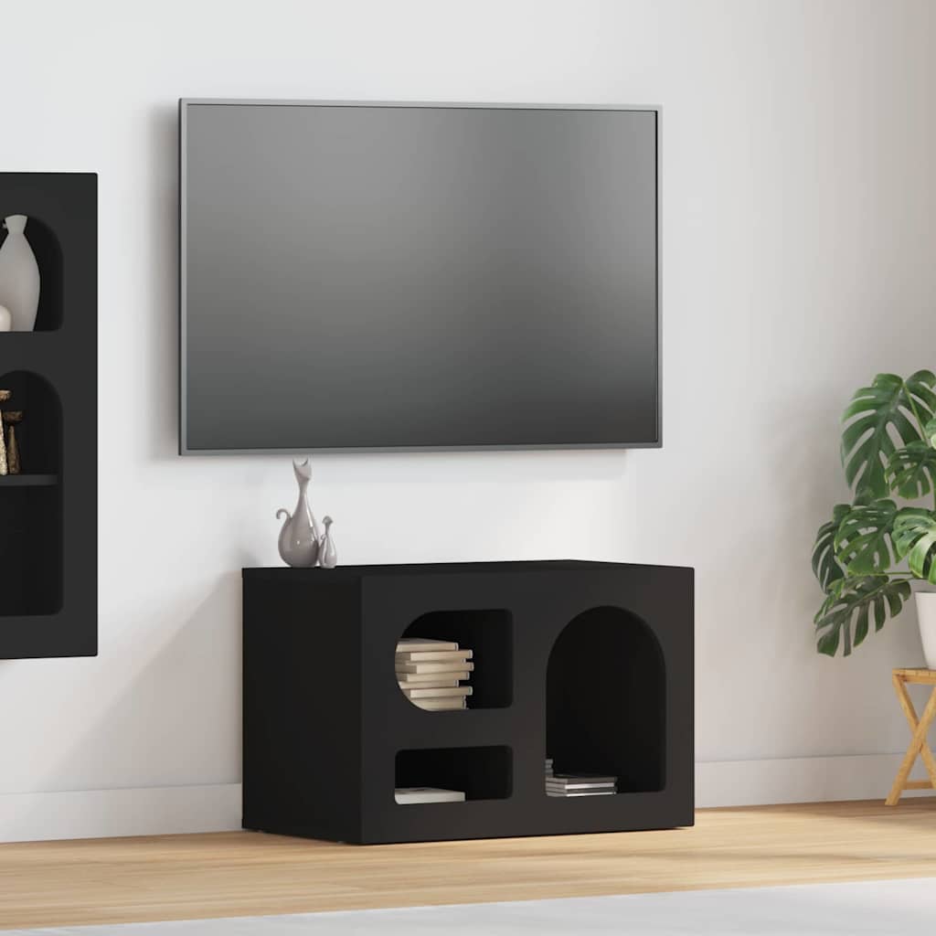 TV ormar Crna 60 x 35 x 40 cm Konstruirano drvo