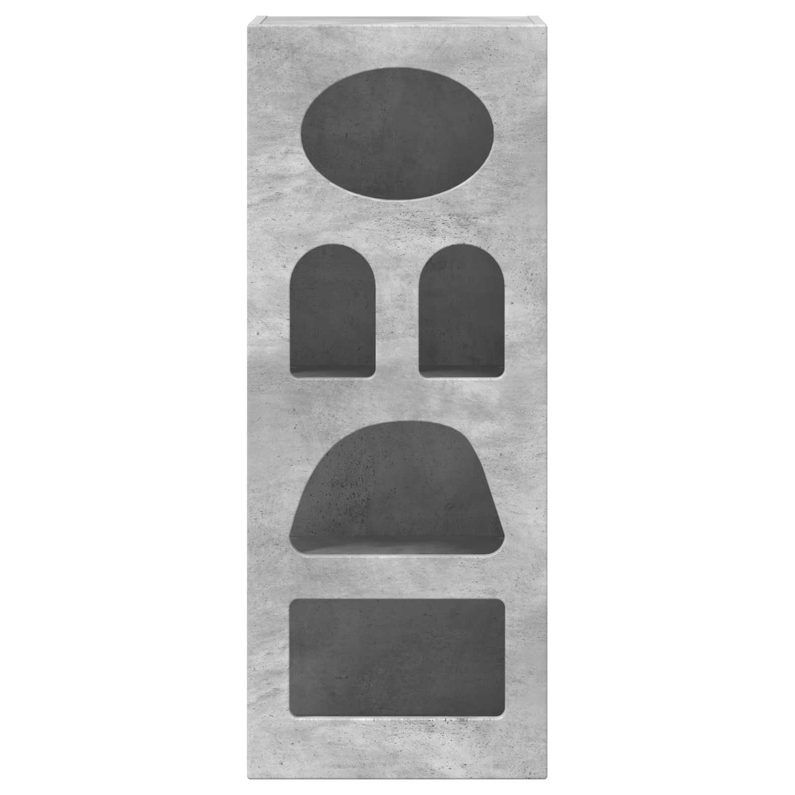 Kreveta Betonski sivi 40 x 35 x 100,5 cm Konstruirano drvo