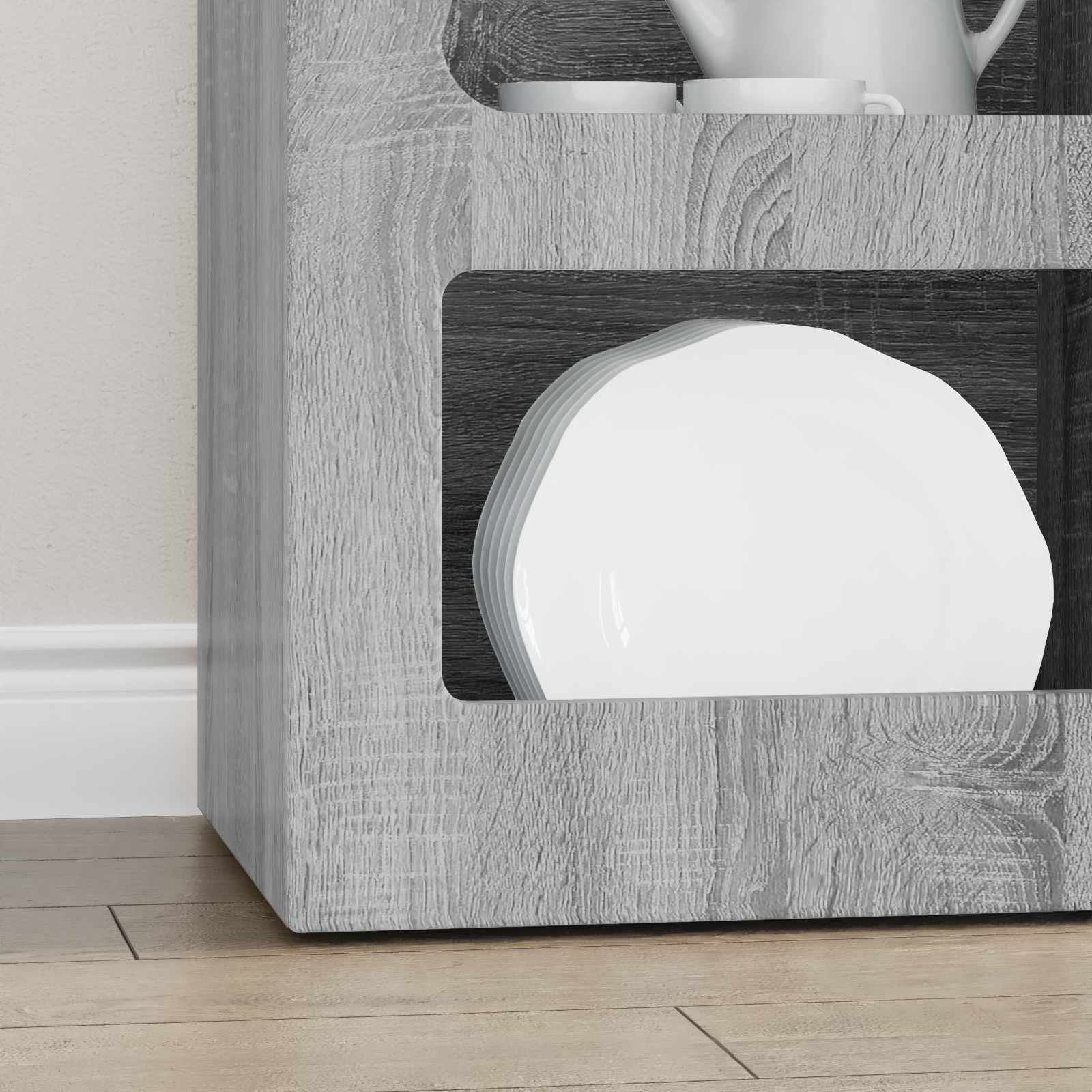 Kreveta Siva Sonoma 40 x 35 x 100,5 cm Konstruirano drvo
