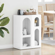 Kreveta Visoki sjaj bijela 59 x 35 x 80.5 cm Konstruirano drvo