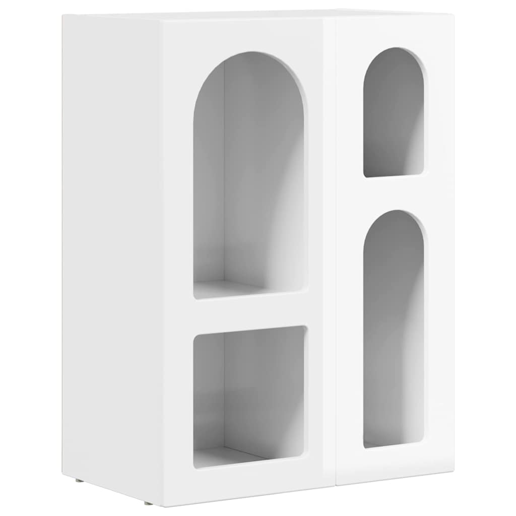 Kreveta Visoki sjaj bijela 59 x 35 x 80.5 cm Konstruirano drvo