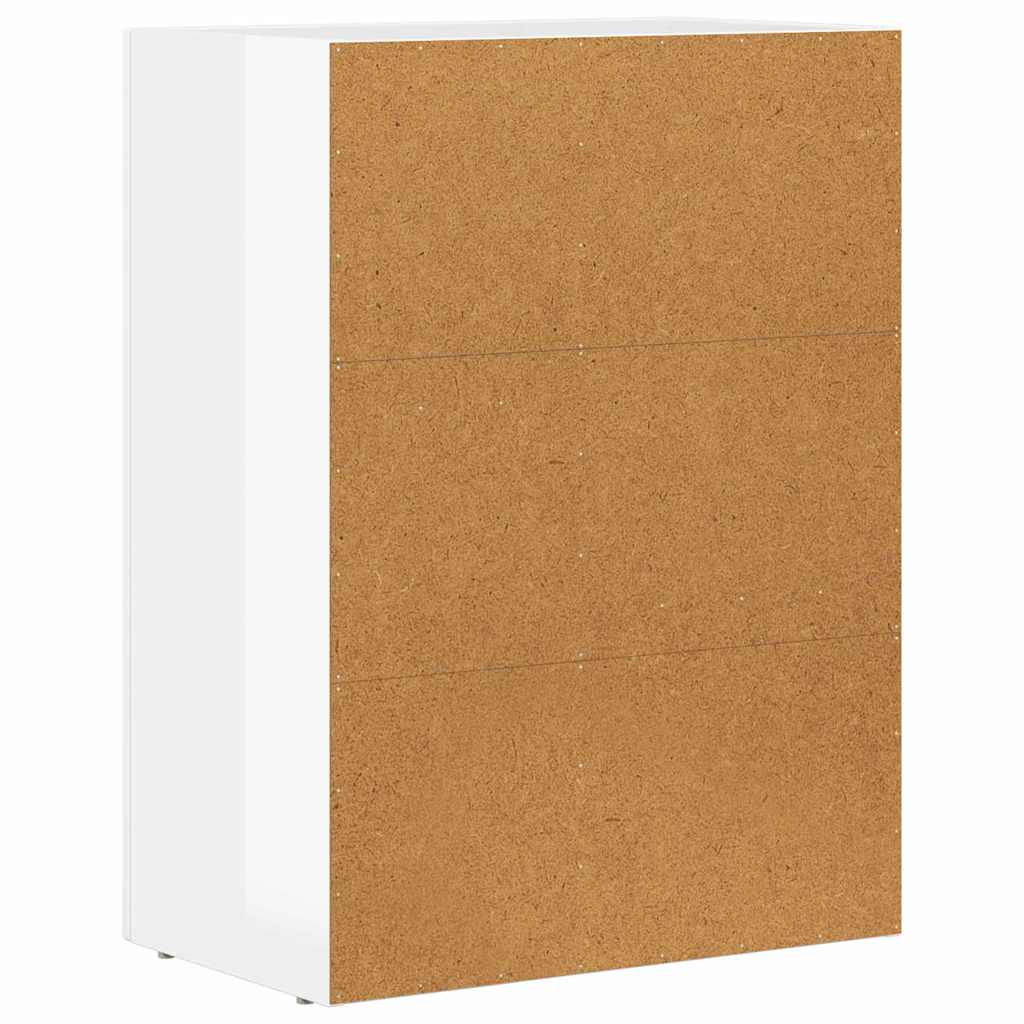 Kreveta Visoki sjaj bijela 59 x 35 x 80.5 cm Konstruirano drvo