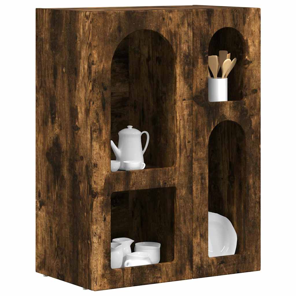 Kreveta Dimljeni hrast 59 x 35 x 80.5 cm Konstruirano drvo