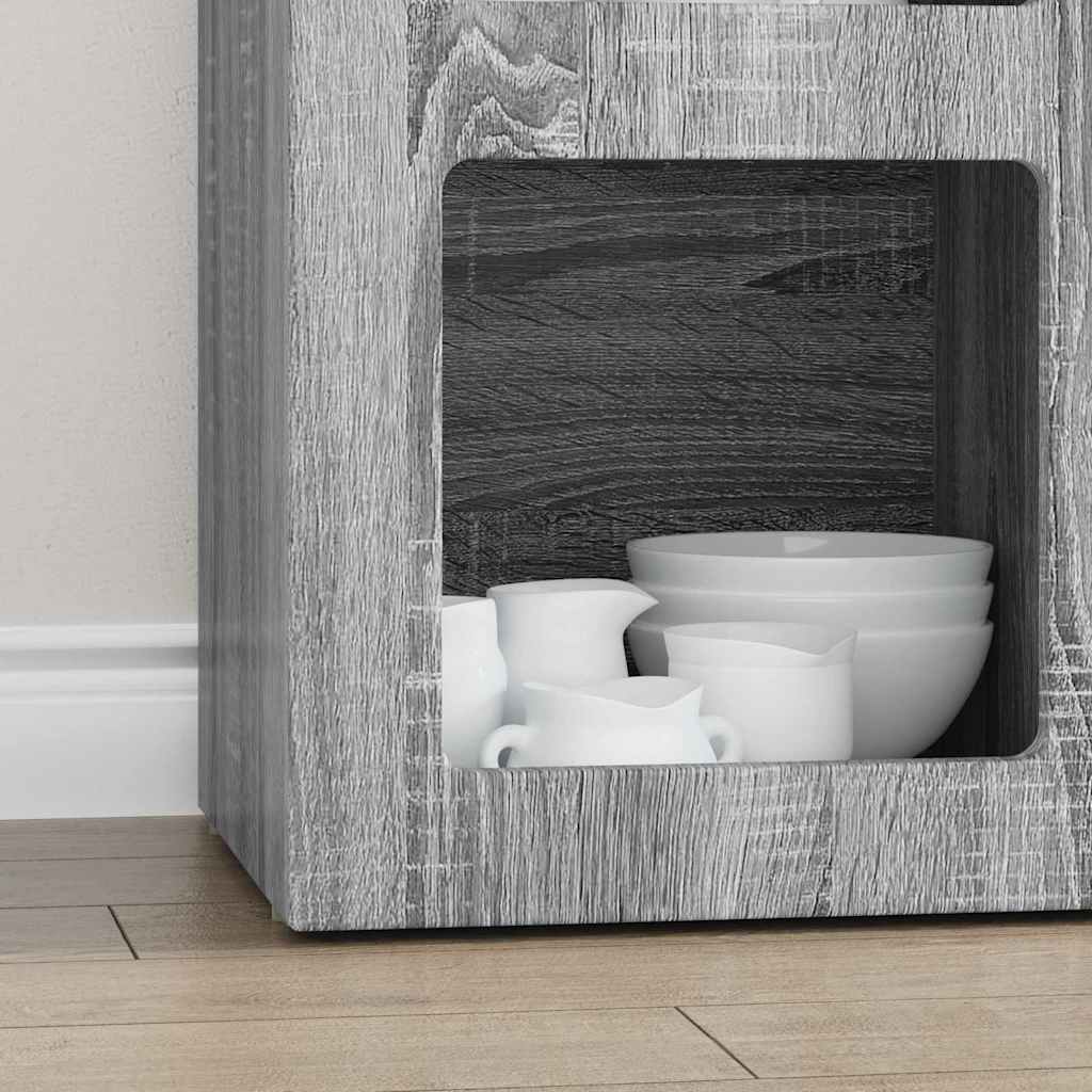 Kreveta Siva Sonoma 59 x 35 x 80.5 cm Konstruirano drvo