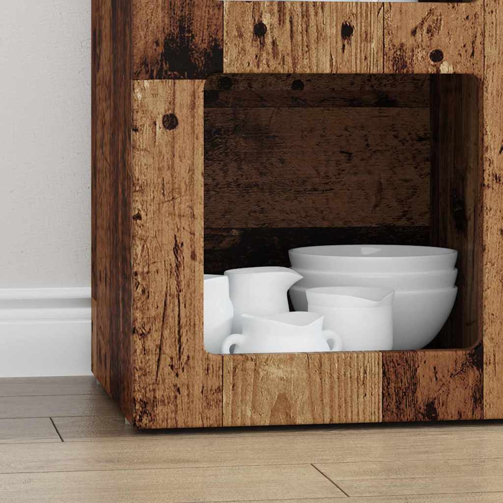 Kreveta Staro drvo 59 x 35 x 80.5 cm Konstruirano drvo
