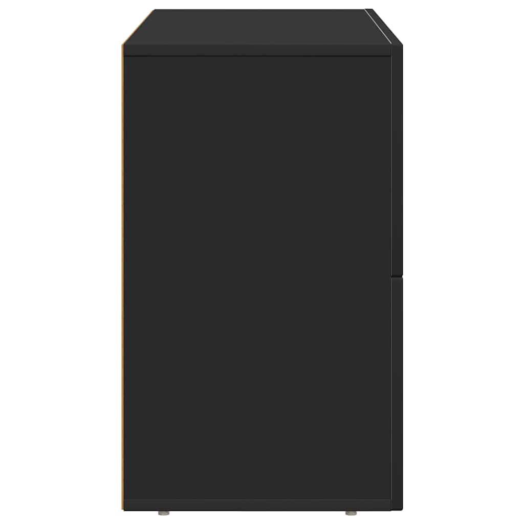 Kreveta Crna 80.5 x 35 x 59 cm Konstruirano drvo