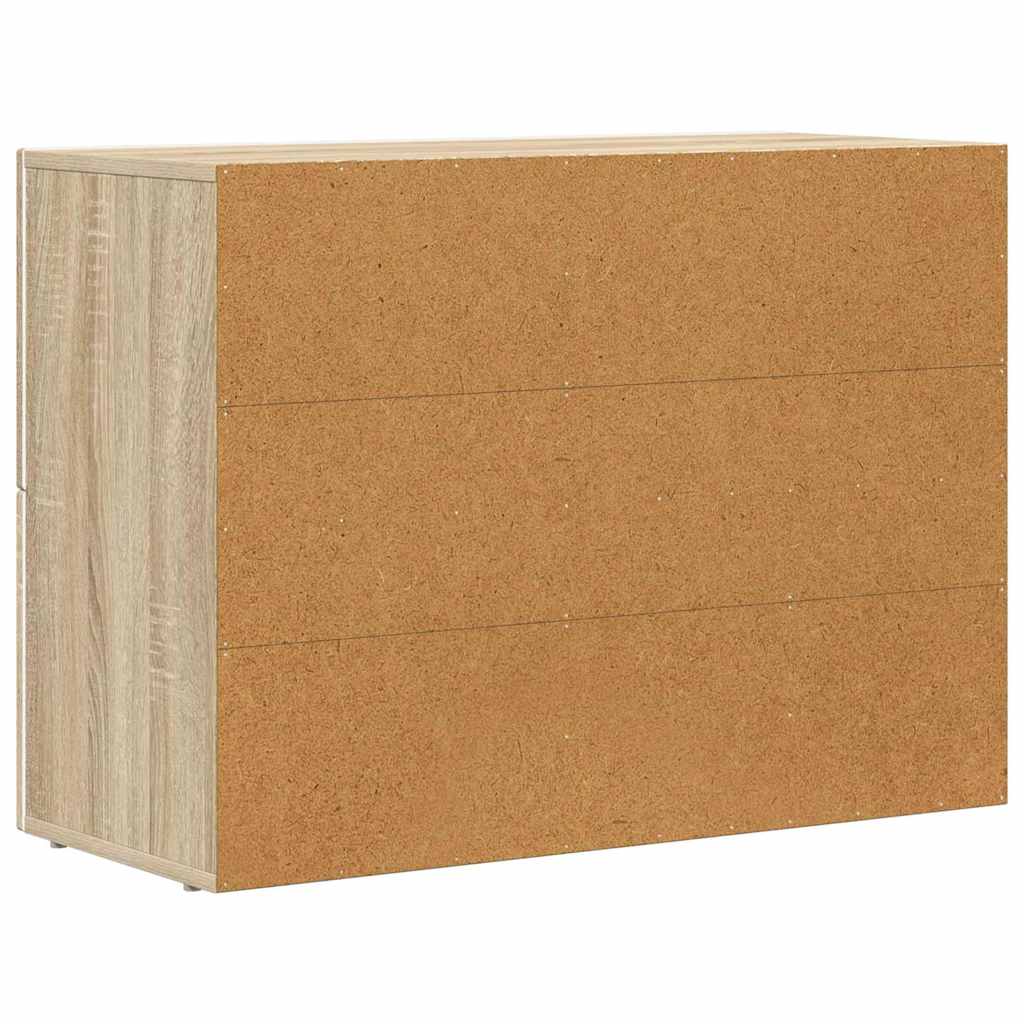 Kreveta Sonoma hrast 80.5 x 35 x 59 cm Konstruirano drvo