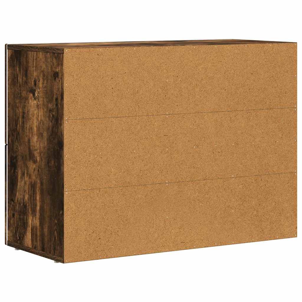 Kreveta Dimljeni hrast 80.5 x 35 x 59 cm Konstruirano drvo