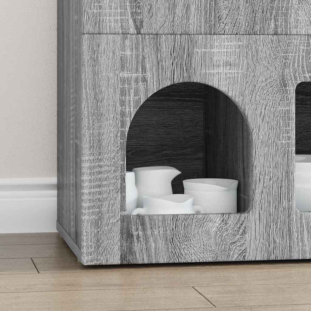 Kreveta Siva Sonoma 80.5 x 35 x 59 cm Konstruirano drvo