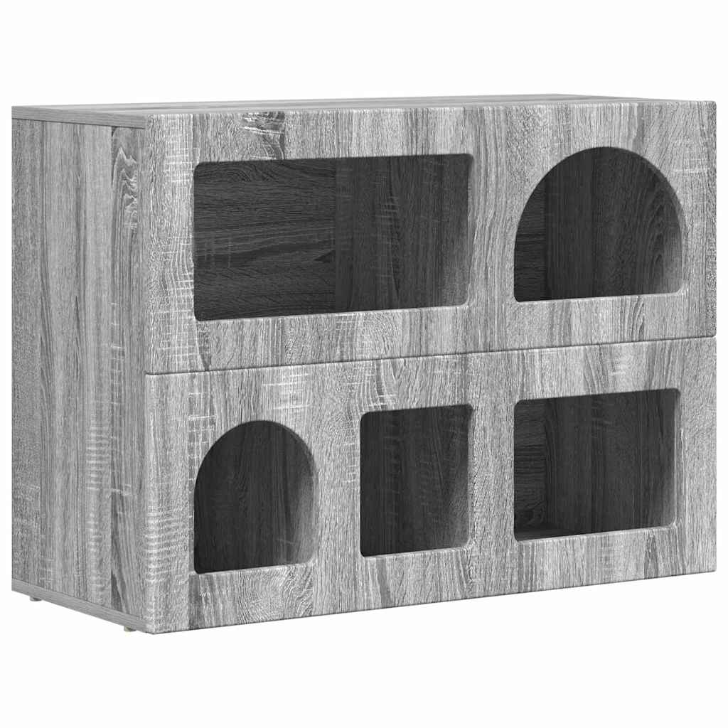 Kreveta Siva Sonoma 80.5 x 35 x 59 cm Konstruirano drvo