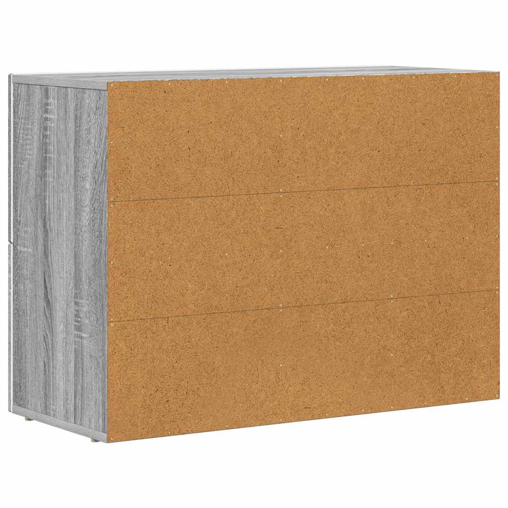 Kreveta Siva Sonoma 80.5 x 35 x 59 cm Konstruirano drvo