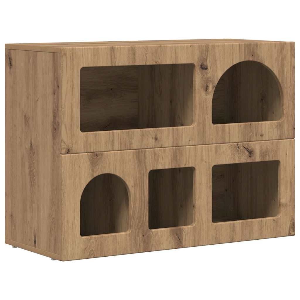 Kreveta Umjetnički hrast 80.5 x 35 x 59 cm Konstruirano drvo