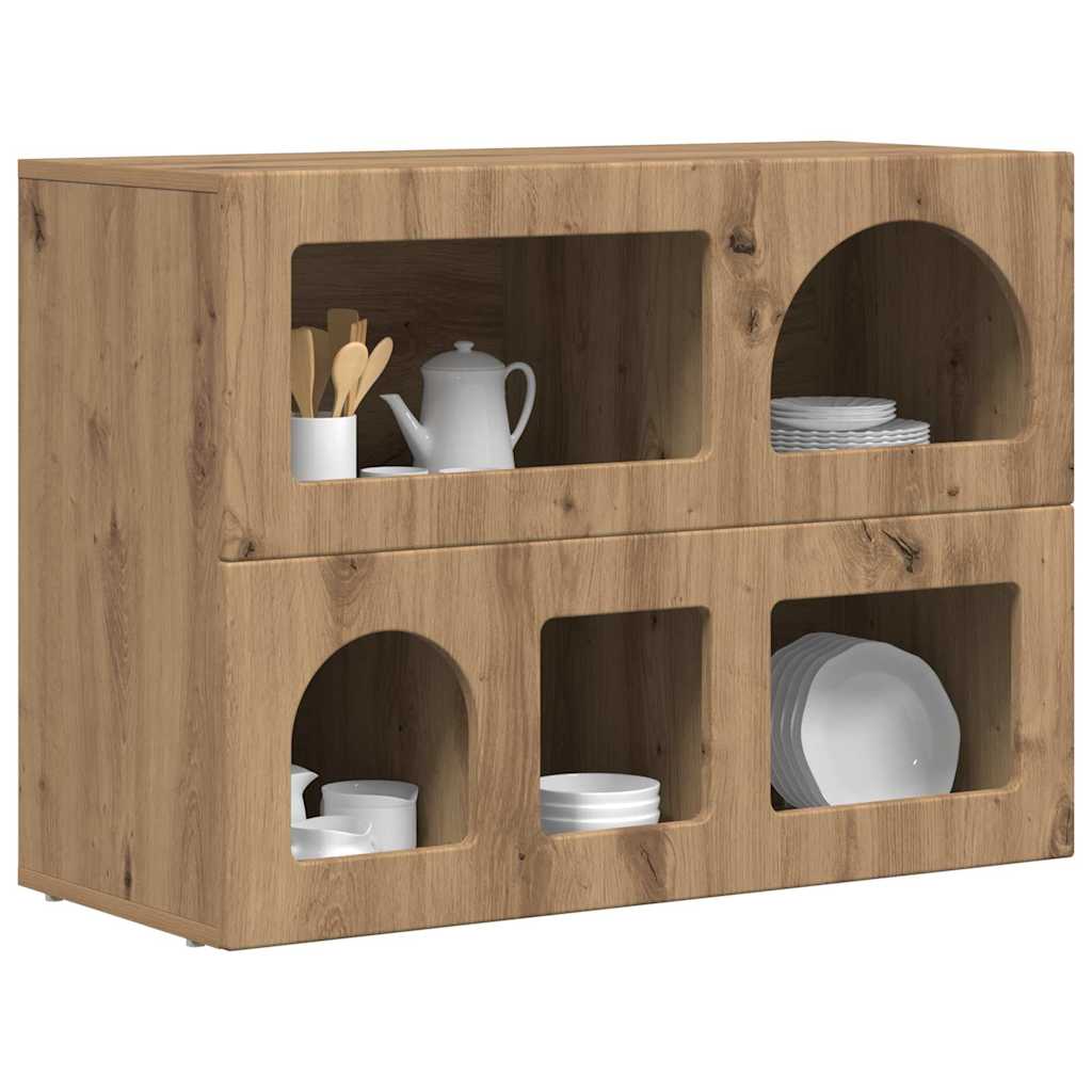 Kreveta Umjetnički hrast 80.5 x 35 x 59 cm Konstruirano drvo