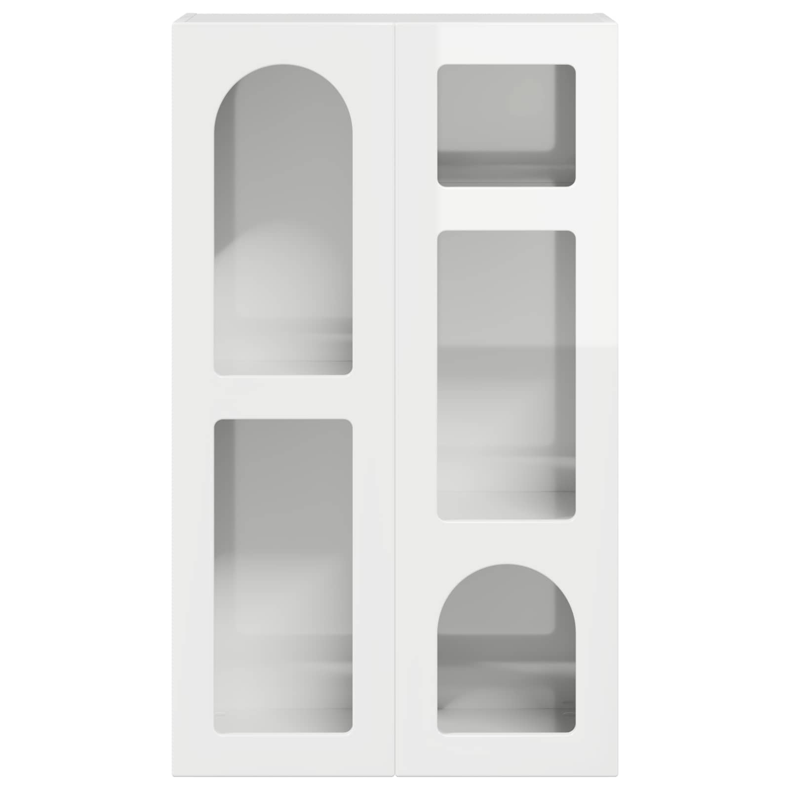 Kreveta Visoki sjaj bijela 59 x 35 x 100,5 cm Konstruirano drvo