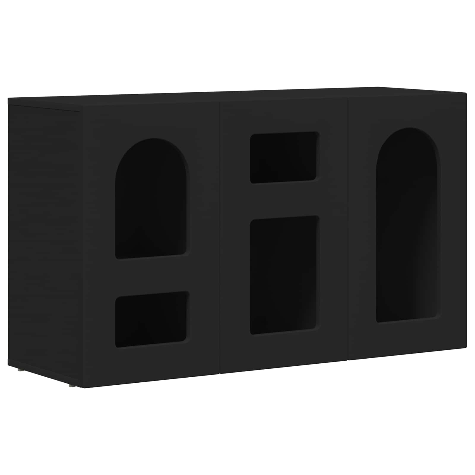 Kreveta Crna 100 x 35 x 59 cm Konstruirano drvo