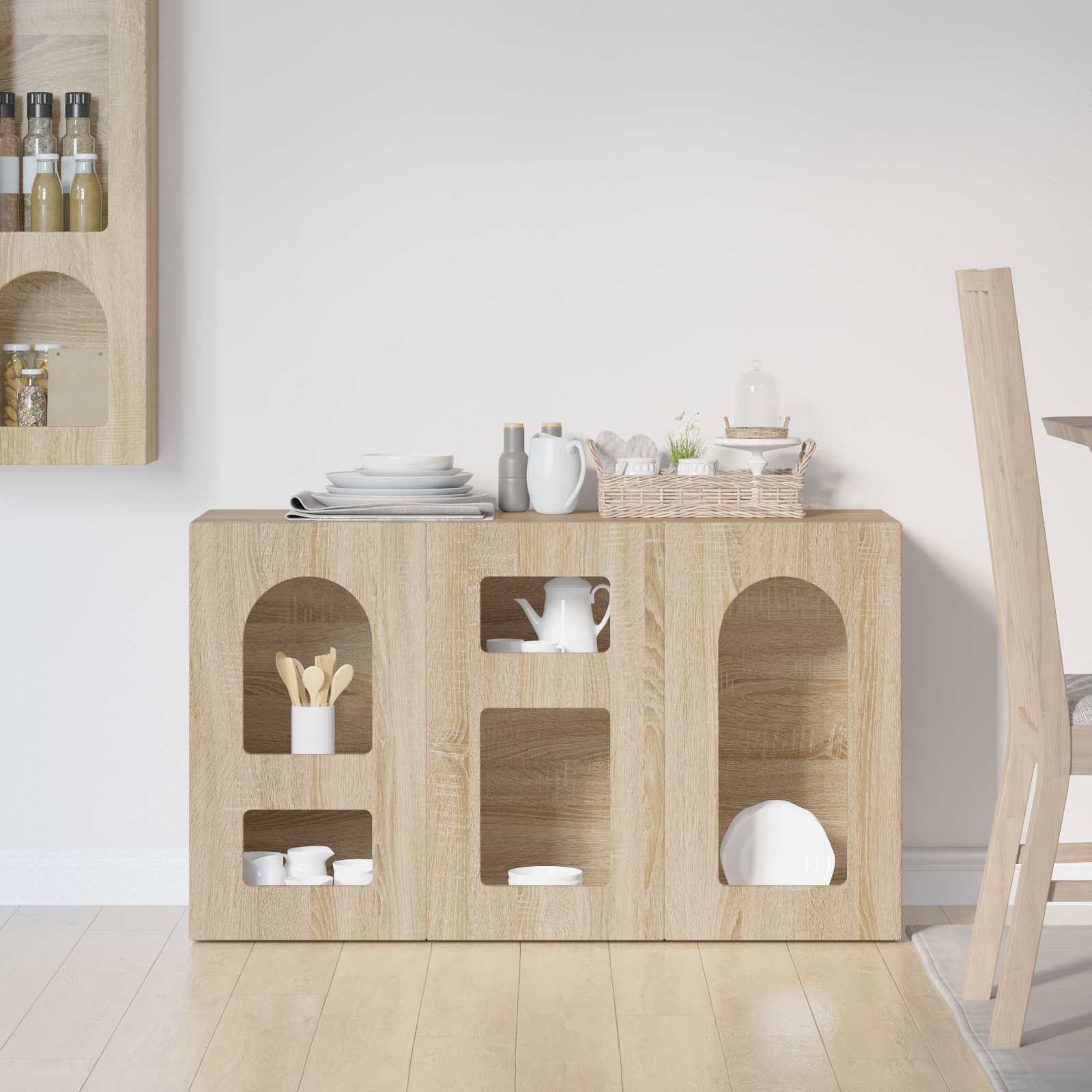 Kreveta Sonoma hrast 100 x 35 x 59 cm Konstruirano drvo