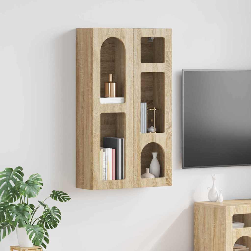 Viseći ormarić Sonoma hrast 59 x 20 x 100 cm Konstruirano drvo
