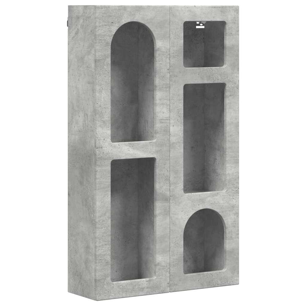Viseći ormarić Betonski sivi 59 x 20 x 100 cm Konstruirano drvo