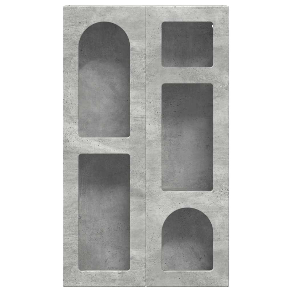 Viseći ormarić Betonski sivi 59 x 20 x 100 cm Konstruirano drvo