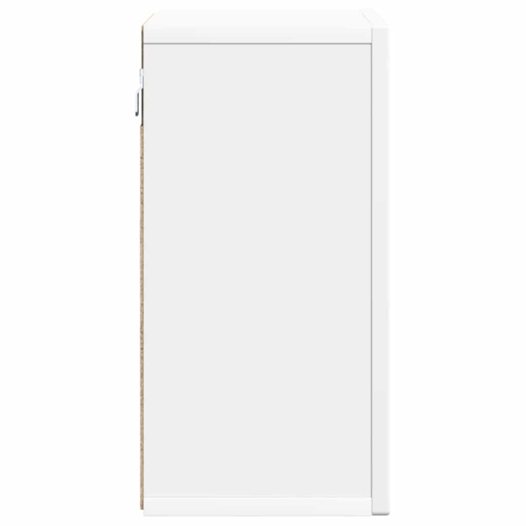 Viseći ormarić Zidne Bijelo 60 x 20 x 40 cm Konstruirano drvo
