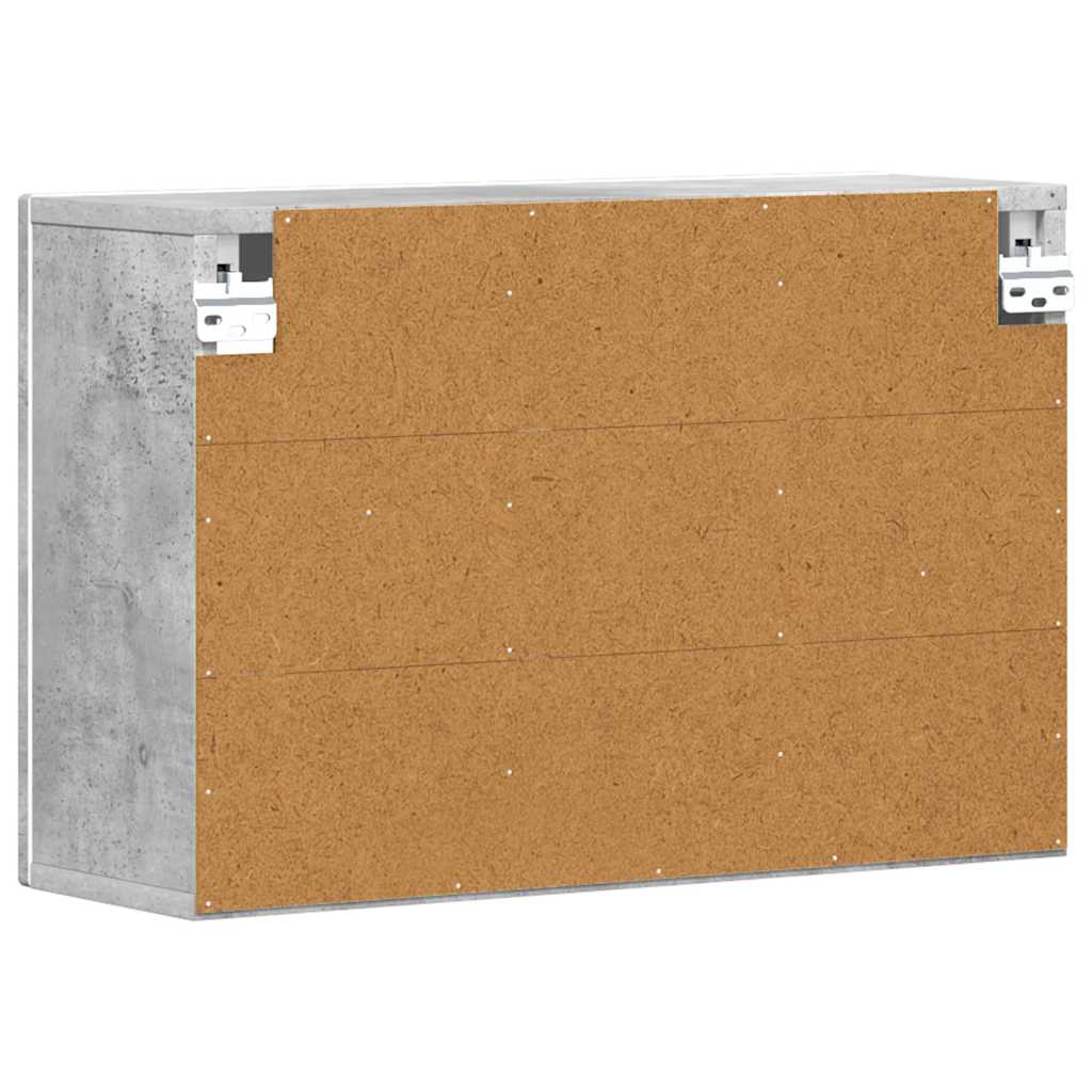 Viseći ormarić Betonski sivi 60 x 20 x 40 cm Konstruirano drvo