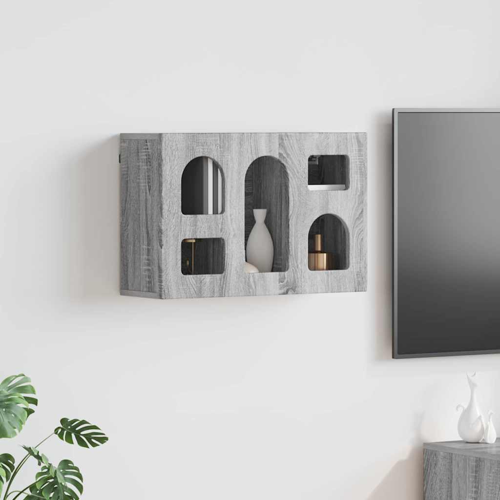 Viseći ormarić Siva Sonoma 60 x 20 x 40 cm Konstruirano drvo