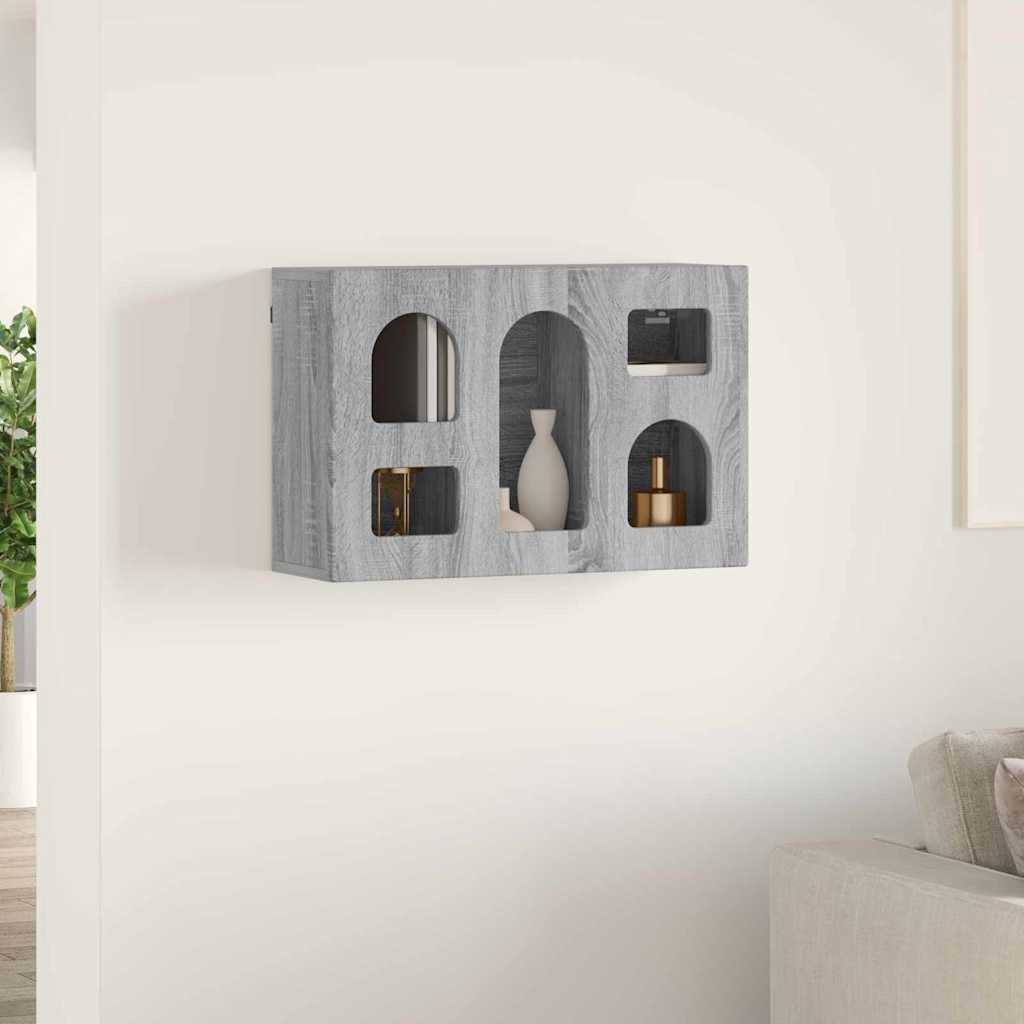 Viseći ormarić Siva Sonoma 60 x 20 x 40 cm Konstruirano drvo