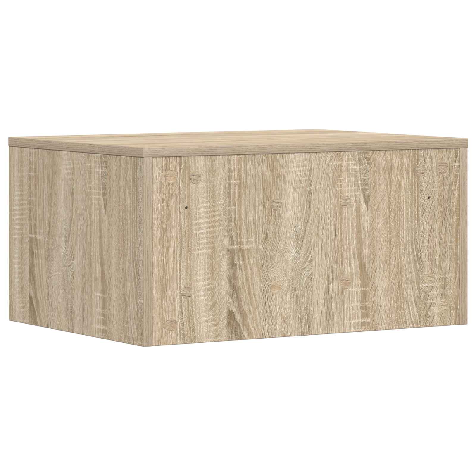 Stol za zid Sonoma hrast 60 x 45 x 30 cm Konstruirano drvo