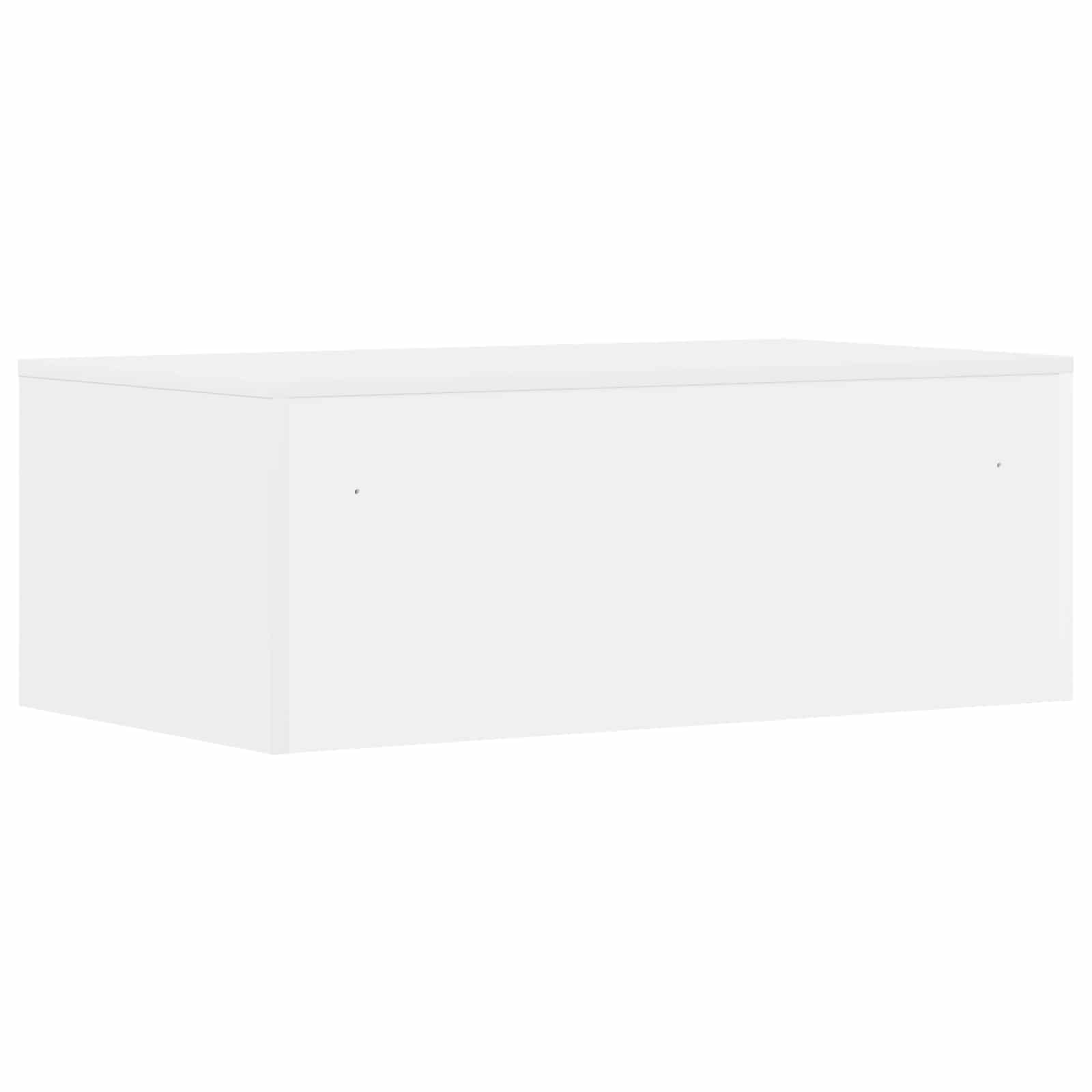 Stol za zid Zidne Bijelo 80 x 45 x 30 cm Konstruirano drvo