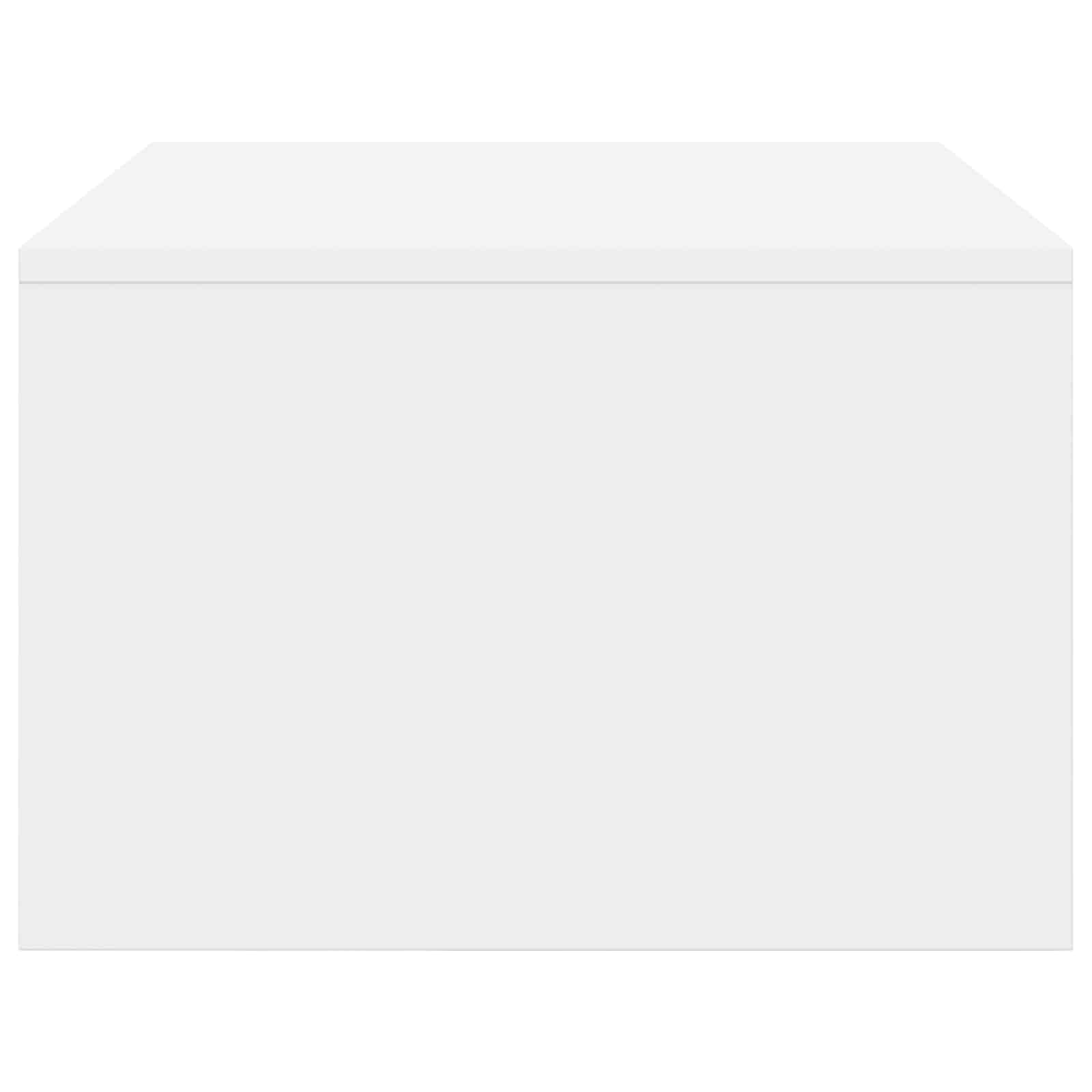 Stol za zid Zidne Bijelo 80 x 45 x 30 cm Konstruirano drvo