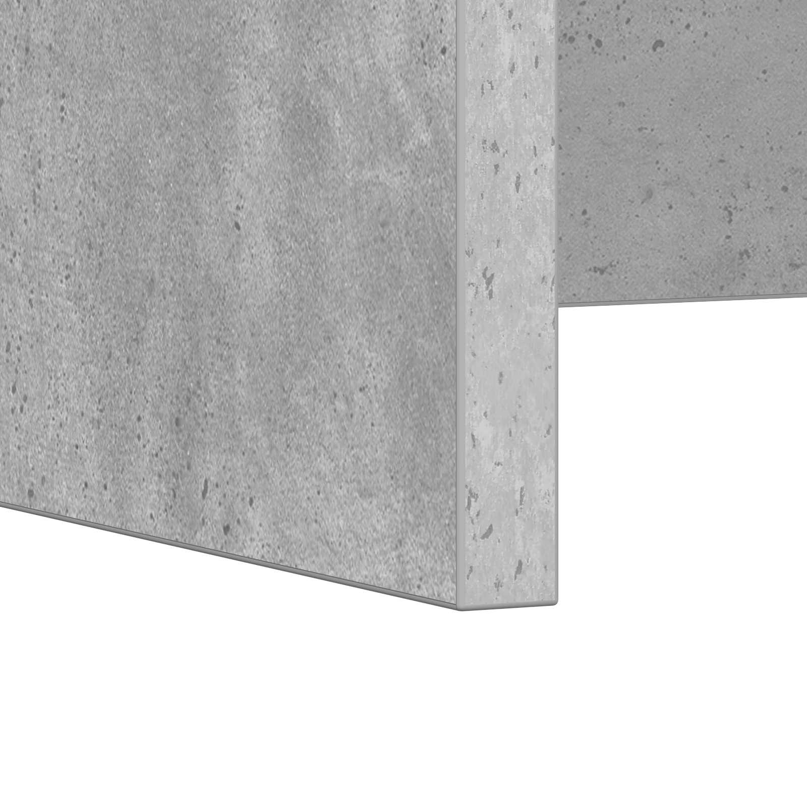Stol za zid Betonski sivi 80 x 45 x 30 cm Konstruirano drvo