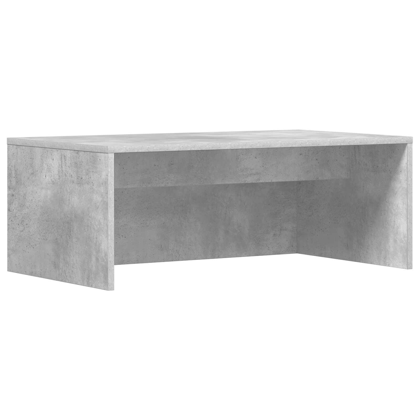 Stol za zid Betonski sivi 80 x 45 x 30 cm Konstruirano drvo