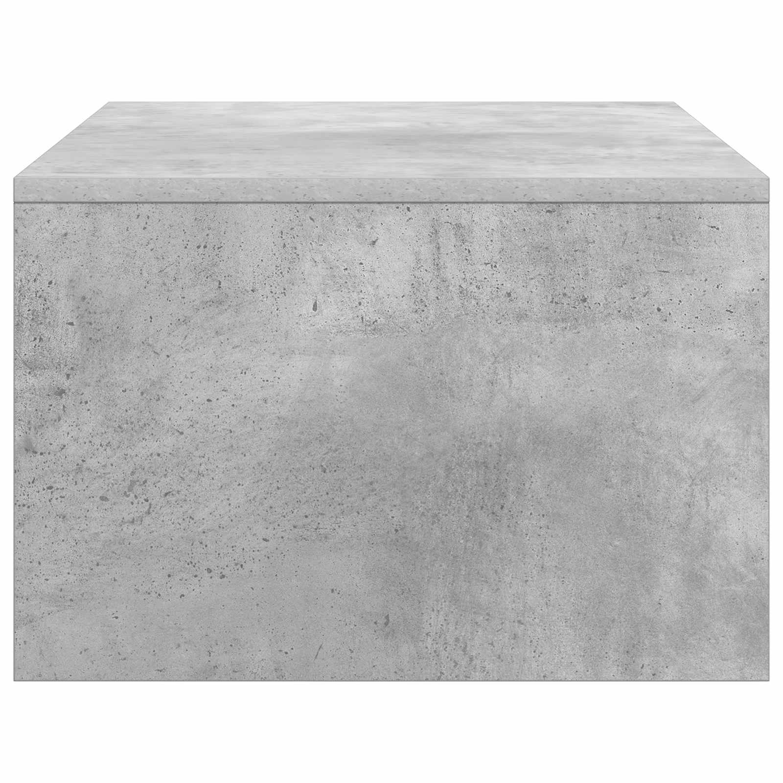 Stol za zid Betonski sivi 80 x 45 x 30 cm Konstruirano drvo