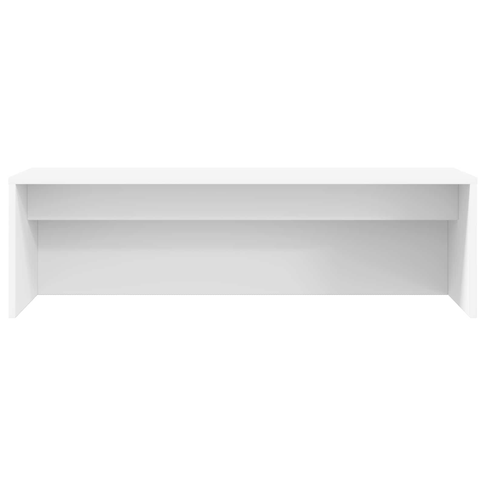 Stol za zid Zidne Bijelo 100 x 45 x 30 cm Konstruirano drvo