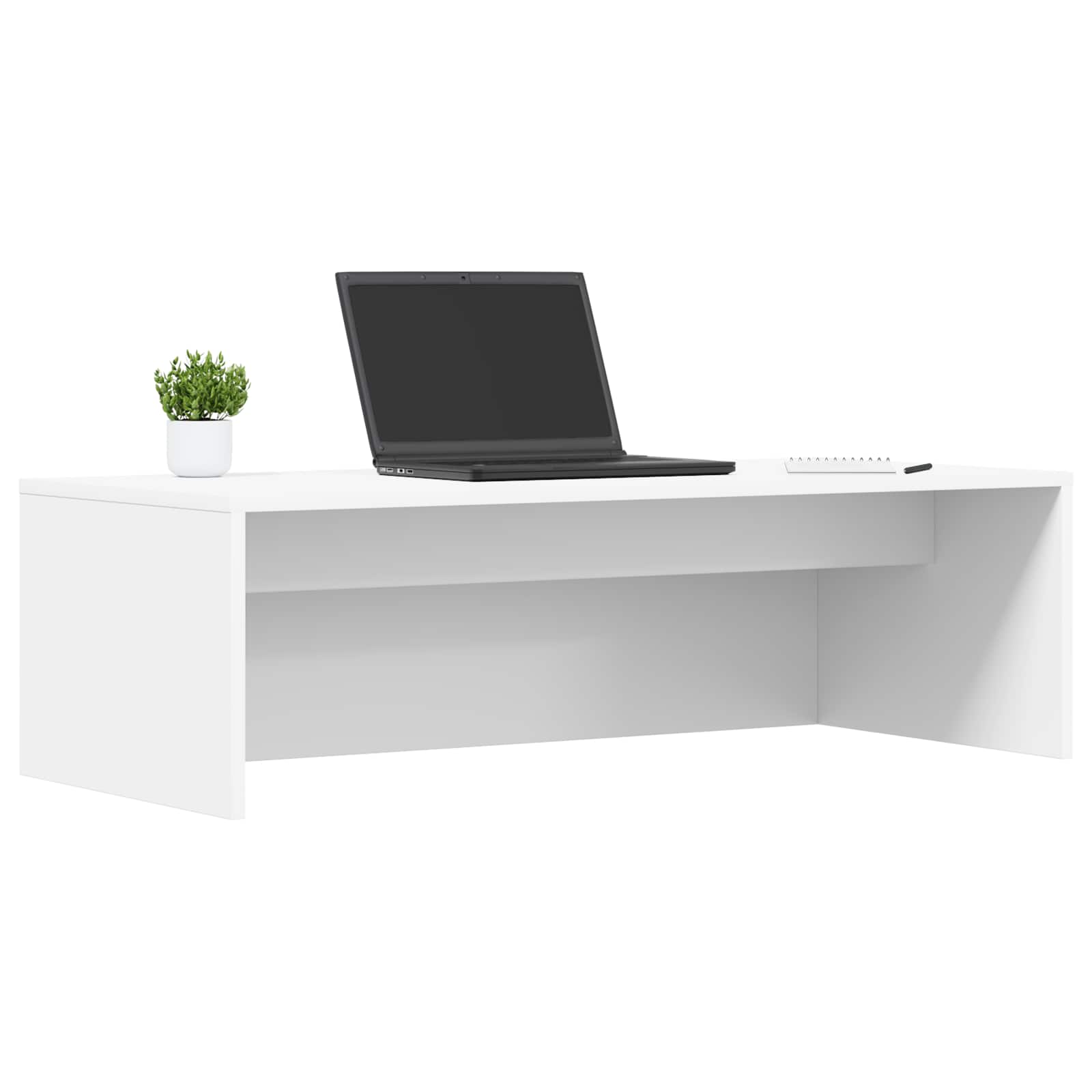 Stol za zid Zidne Bijelo 100 x 45 x 30 cm Konstruirano drvo