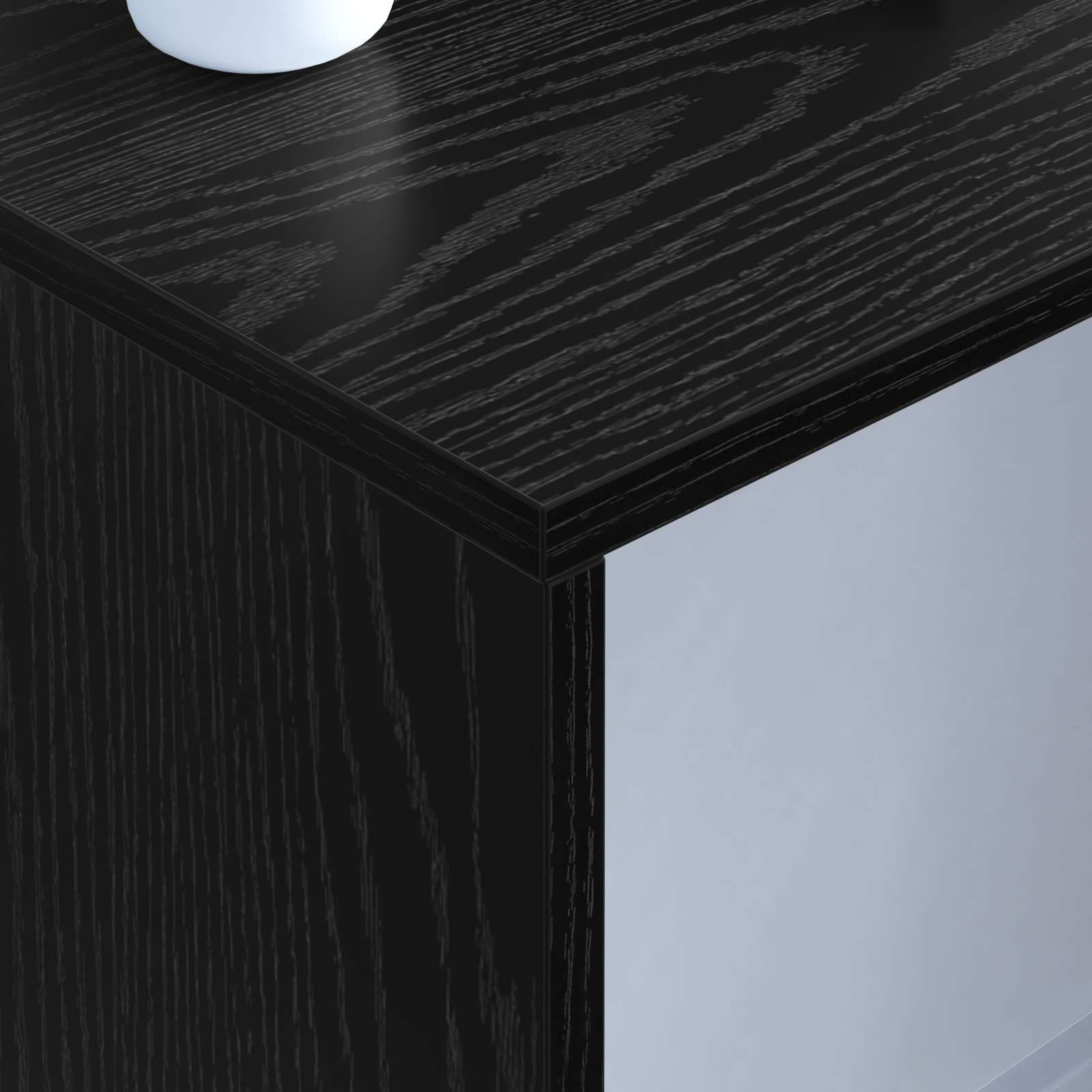 Stol za zid Zidne Crni hrast 100 x 45 x 30 cm Konstruirano drvo