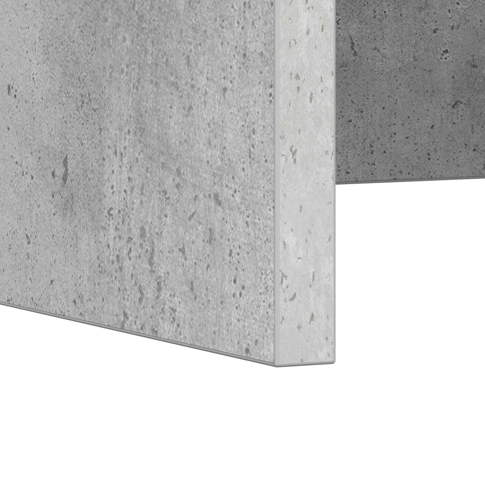 Stol za zid Betonski sivi 100 x 45 x 30 cm Konstruirano drvo