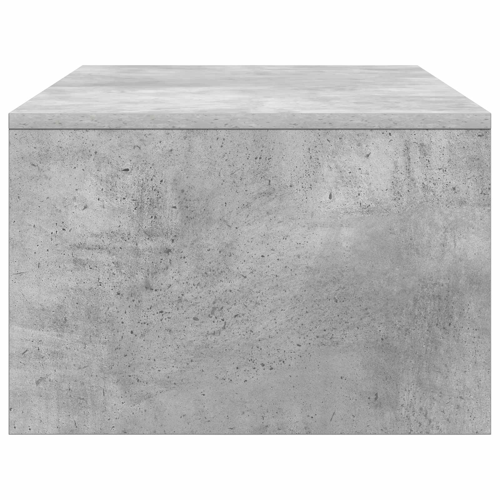 Stol za zid Betonski sivi 100 x 45 x 30 cm Konstruirano drvo