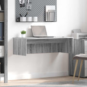 Stol za zid Siva Sonoma 100 x 45 x 30 cm Konstruirano drvo