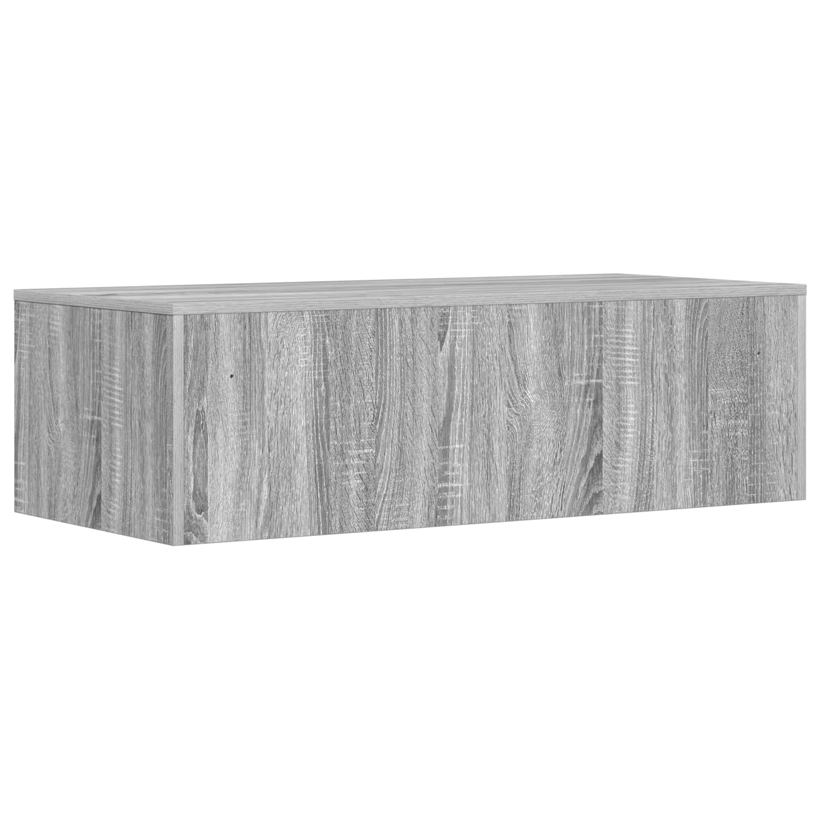 Stol za zid Siva Sonoma 100 x 45 x 30 cm Konstruirano drvo