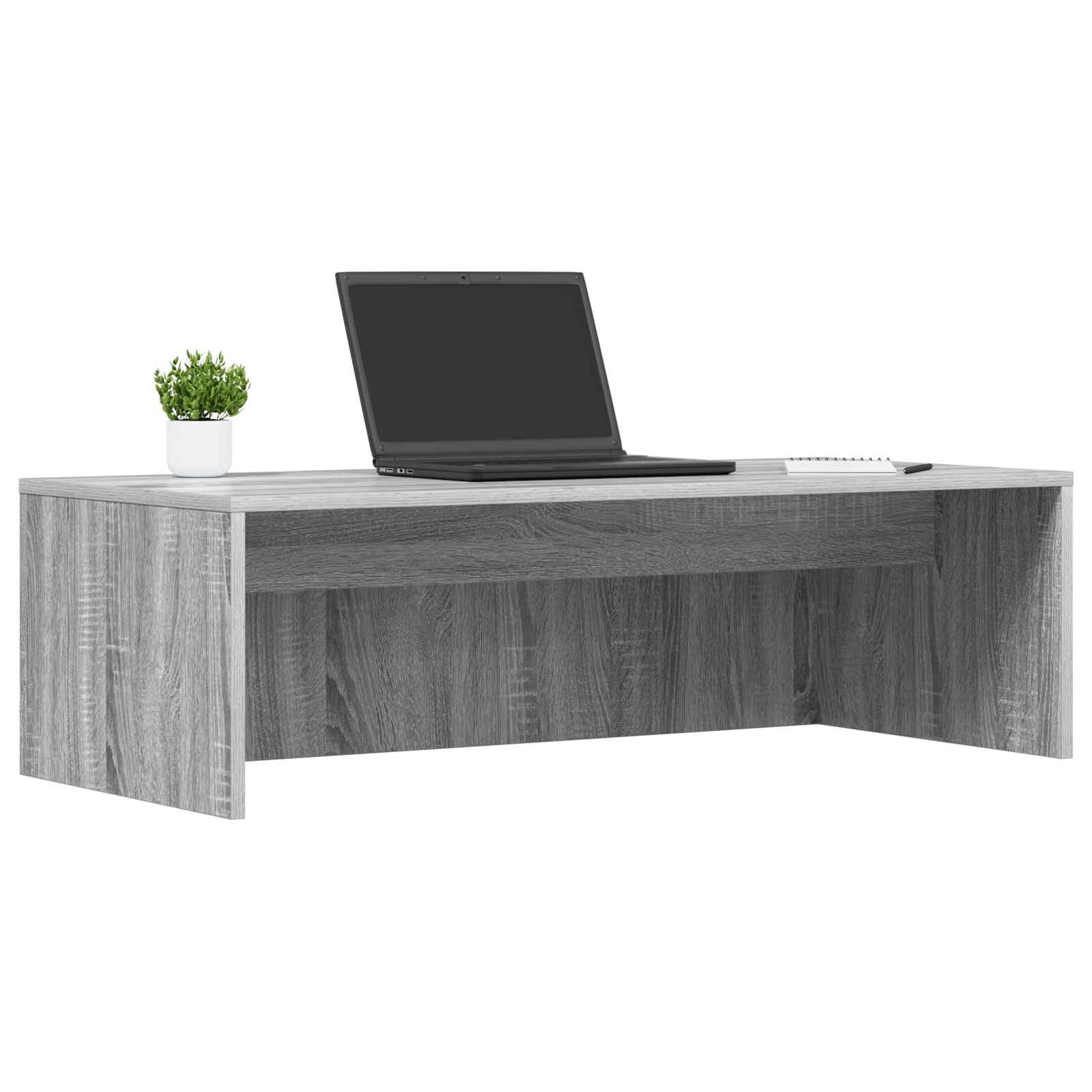 Stol za zid Siva Sonoma 100 x 45 x 30 cm Konstruirano drvo