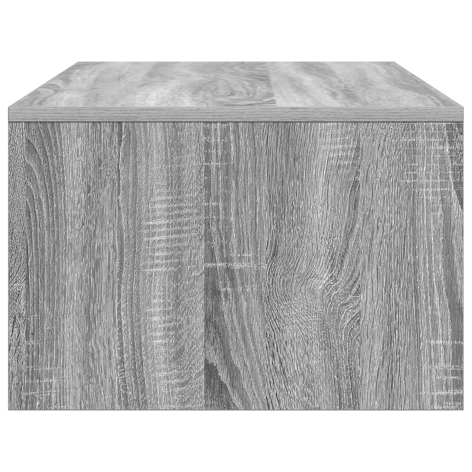 Stol za zid Siva Sonoma 100 x 45 x 30 cm Konstruirano drvo