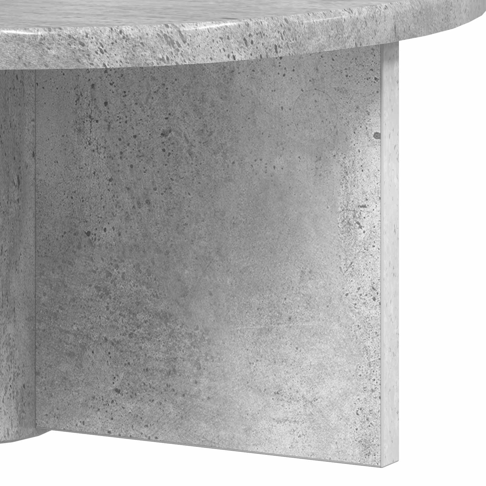 Polica na zidu Zidne 2 pcs Betonski sivi 38 x 19 x 19 cm