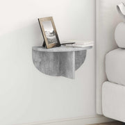 Polica na zidu Zidne 2 pcs Betonski sivi 38 x 19 x 19 cm