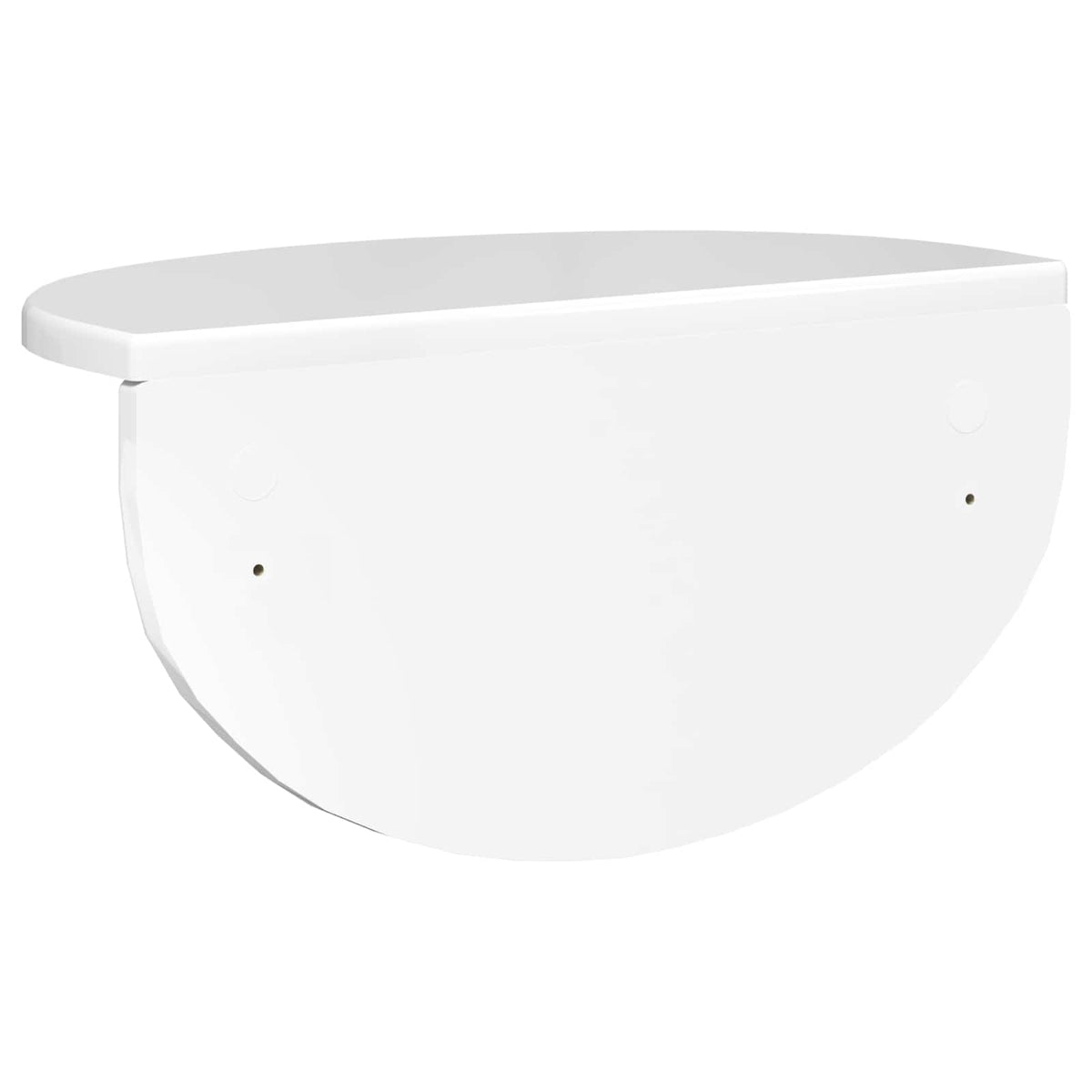 Polica na zidu Zidne 2 pcs Visoki sjaj bijela 38 x 19 x 19 cm